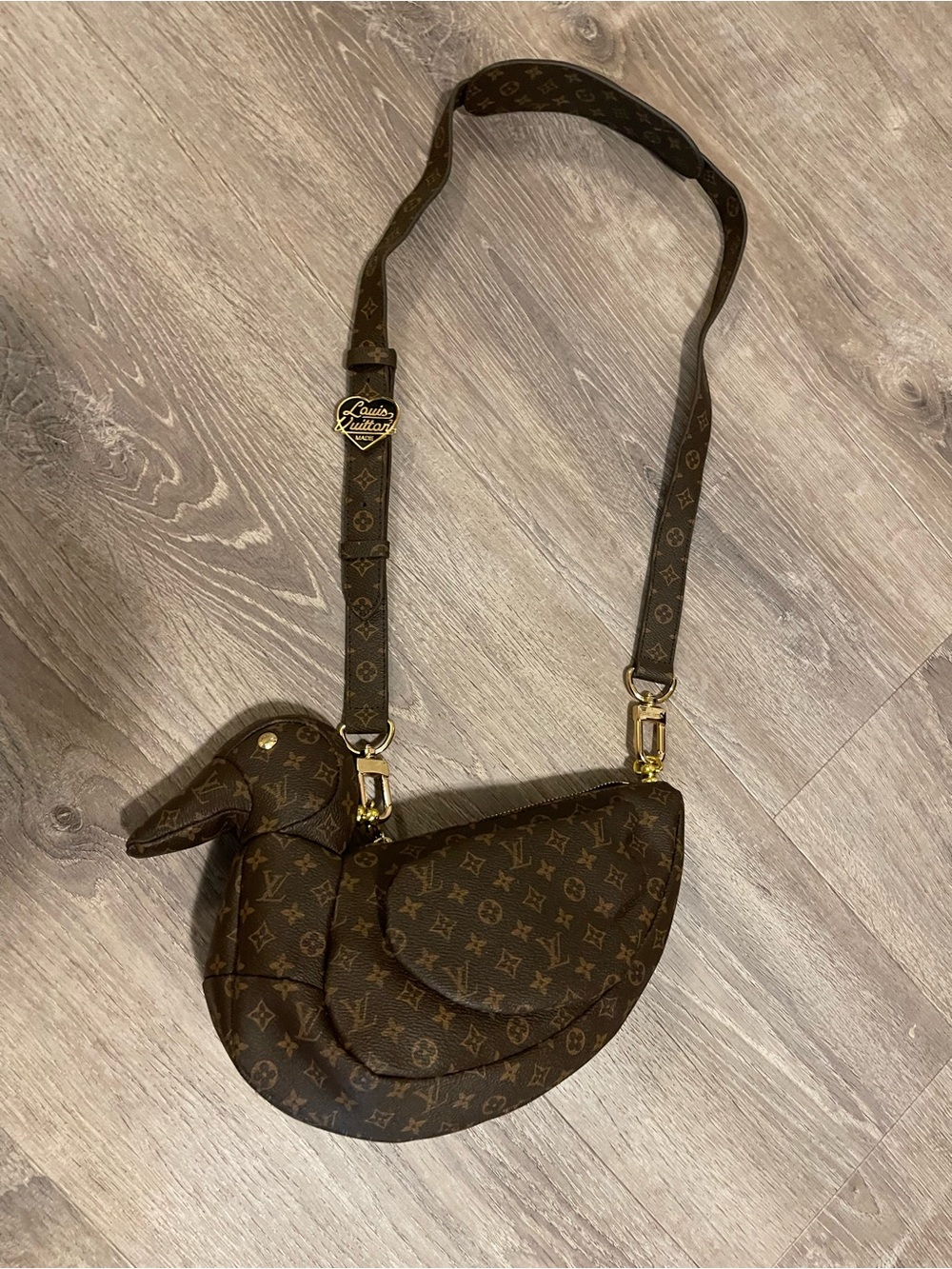 New! Limited Edition Louis Vuitton X NIGO Monogram Duck Bag!! Read description